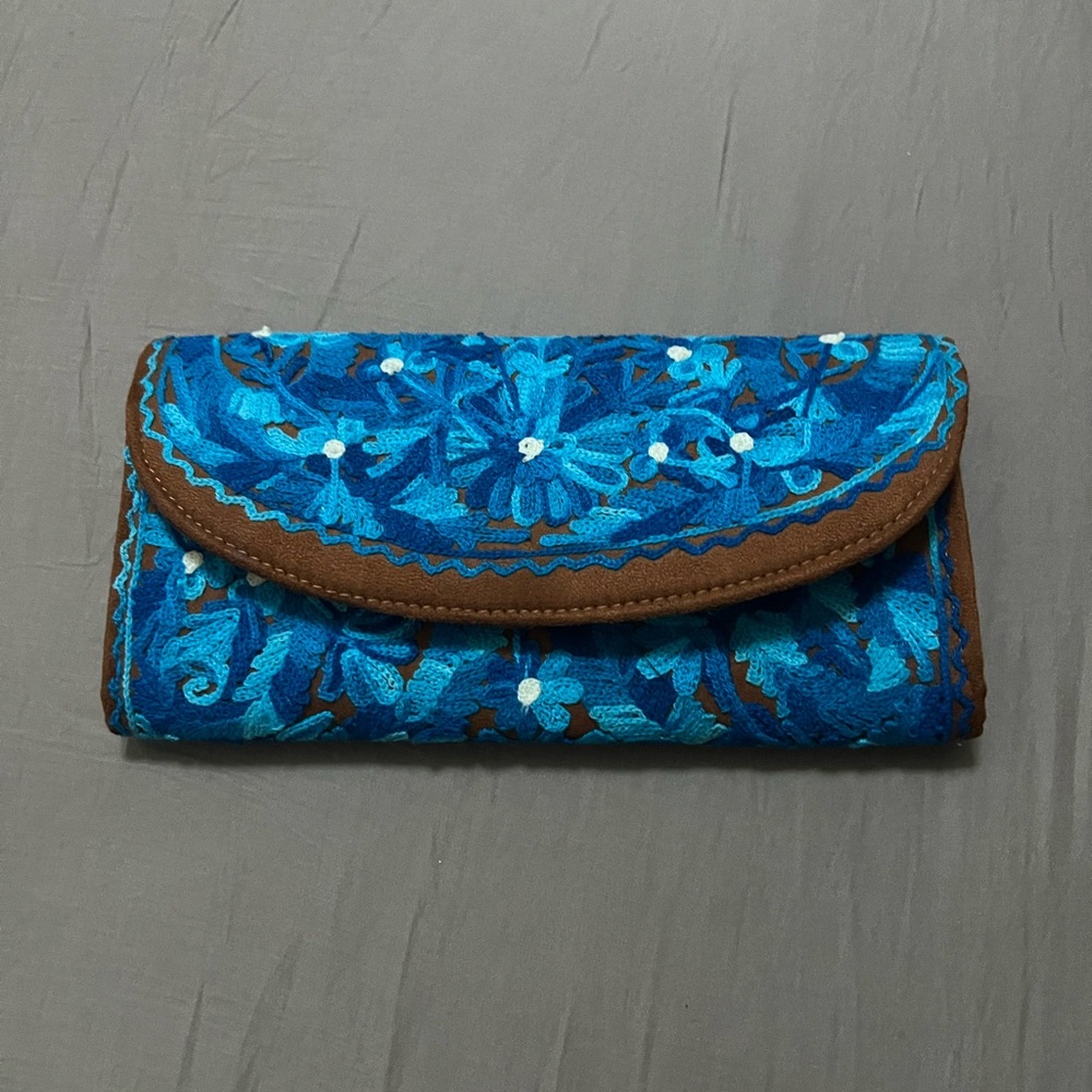 Wallet. Hand purse. Embroidered Hand made Brand new from  Nepal handicraft.